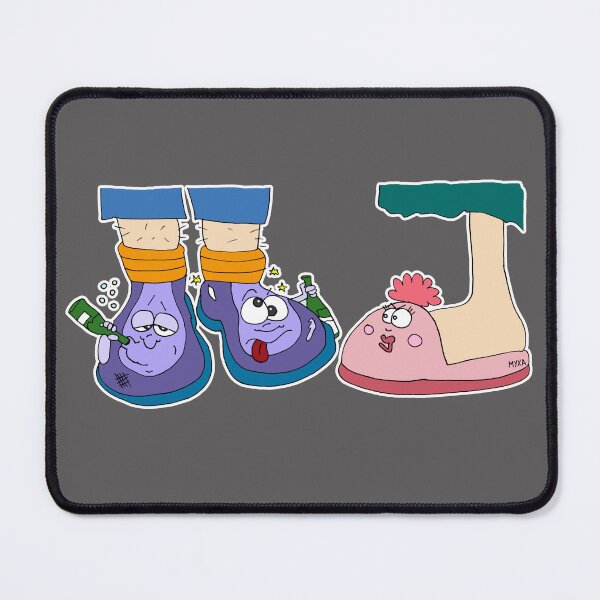 Item preview, Funny Drunk Shoes Cartoon | Cute Awkward Hangover Slippers Meme designed and sold by MyxaART.