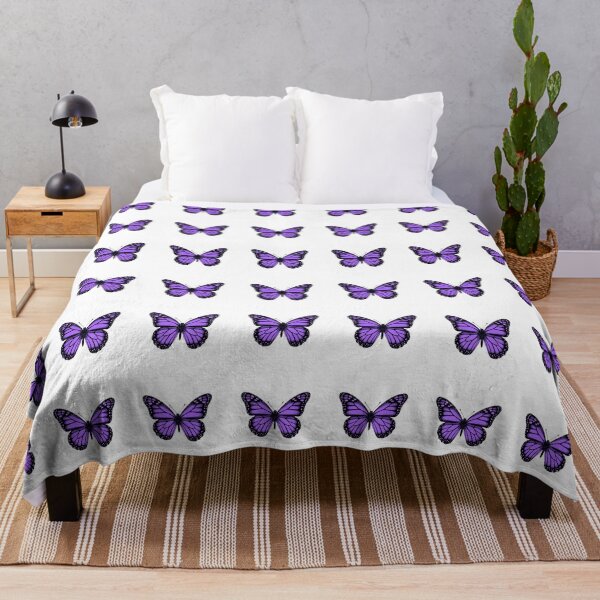 Item preview, Purple Butterfly Sticker | Elegant Violet Monarch Butterfly Aesthetic Art designed and sold by dreamz-world.