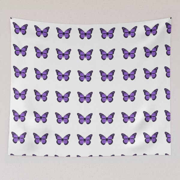 Item preview, Purple Butterfly Sticker | Elegant Violet Monarch Butterfly Aesthetic Art designed and sold by dreamz-world.