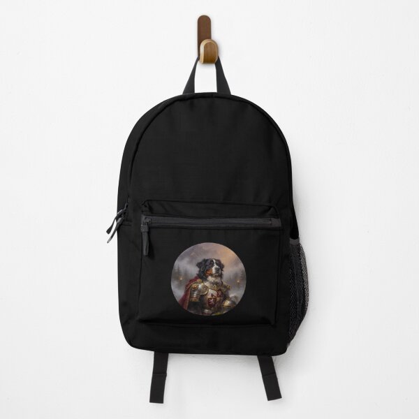 Item preview, Noble Bernese Mountain Dog Knight Portrait designed and sold by cr6zym1nd.
