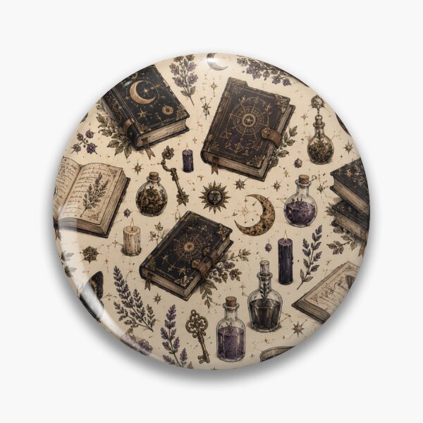 Item preview, Dark Academia Witchcore Magic Pattern designed and sold by 0606PM.
