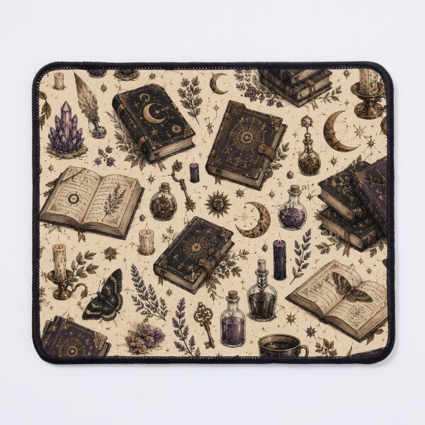 Item preview, Dark Academia Witchcore Magic Pattern designed and sold by 0606PM.
