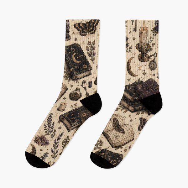 Item preview, Dark Academia Witchcore Magic Pattern designed and sold by 0606PM.