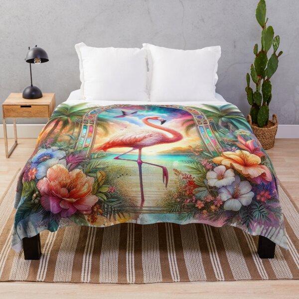 Item preview, The Radiant Lake of Flamingo Dreams designed and sold by EdicrisR.