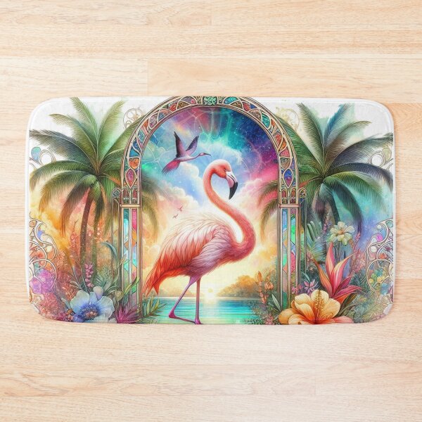 Item preview, The Radiant Lake of Flamingo Dreams designed and sold by EdicrisR.