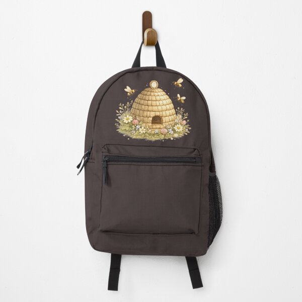 Item preview, Bee Skep Wildflower Botanical Cottagecore designed and sold by MagicMakerPh.