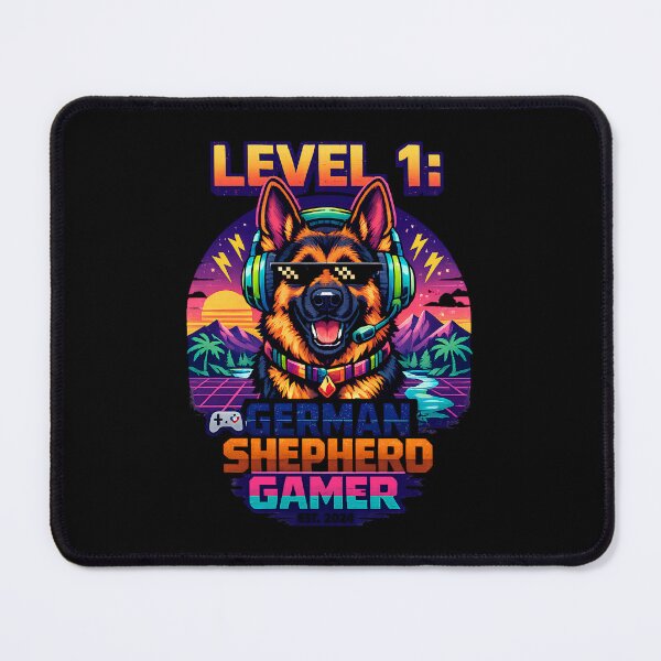 Item preview, GERMAN SHEPHERD GAMER designed and sold by IndieQuill .