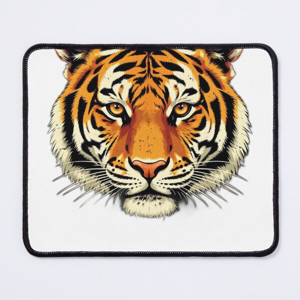 Item preview, Majestic Bengal Tiger Face Illustration Wildlife Art designed and sold by Sima Designs.