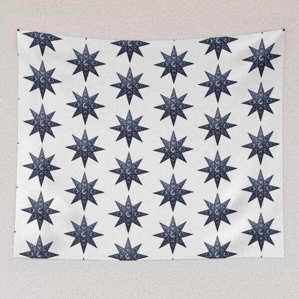 Item preview, Stained Glass Star Sticker | Celestial Window Art designed and sold by AillustriaAK.
