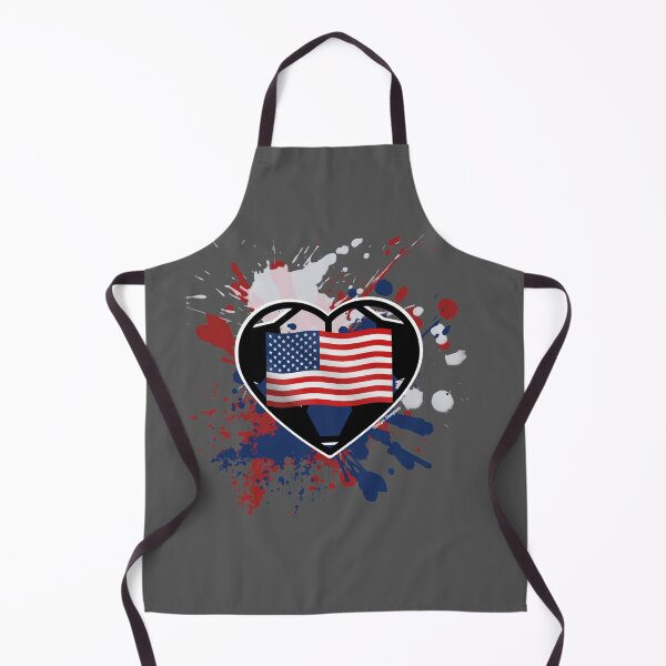 Item preview, USA Flag Soccer Heart designed and sold by artbyomega.