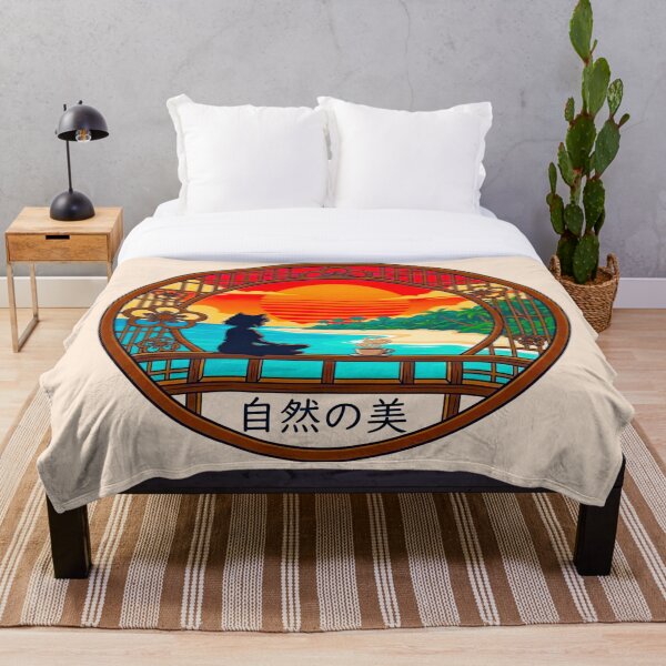 Artikelvorschau, Anime-Yoga-Mädchen beobachtet Sonnenuntergang auf einer tropischen Insel entworfen und verkauft von BLUESKY11a.