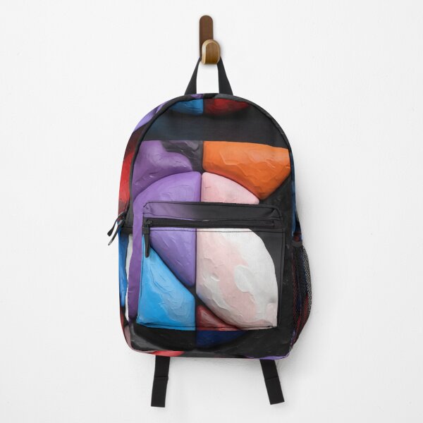 Item preview, broken circles plaster C colorful geometric abstract design designed and sold by SmashingDeals.