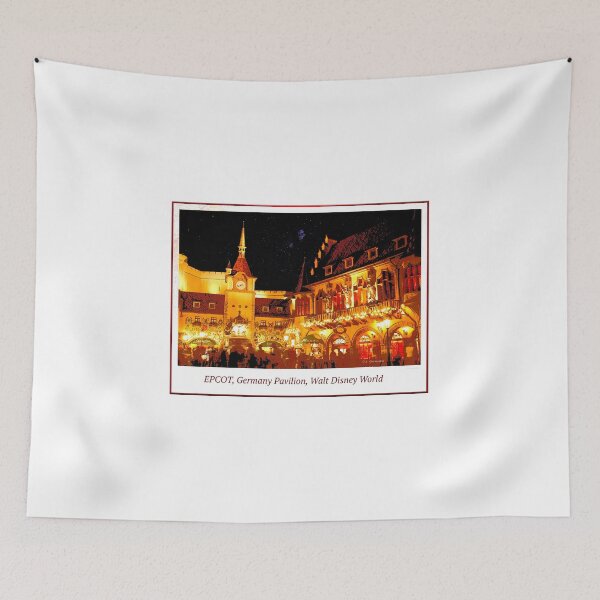 Item preview, EPCOT, World Showcase, Germany Pavilion at Night, Walt Disney World, Florida designed and sold by AMacGPhilly.