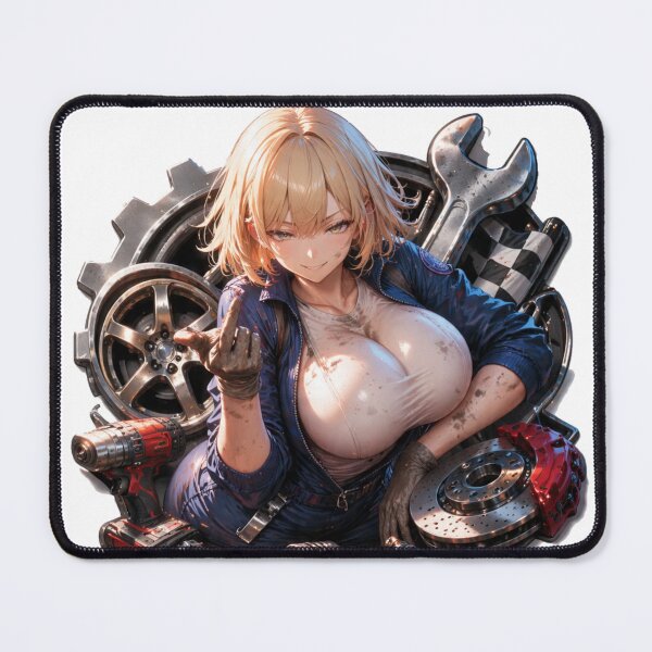 Item preview, Anime Mechanic Girl – Automotive Waifu designed and sold by Ericks0087.