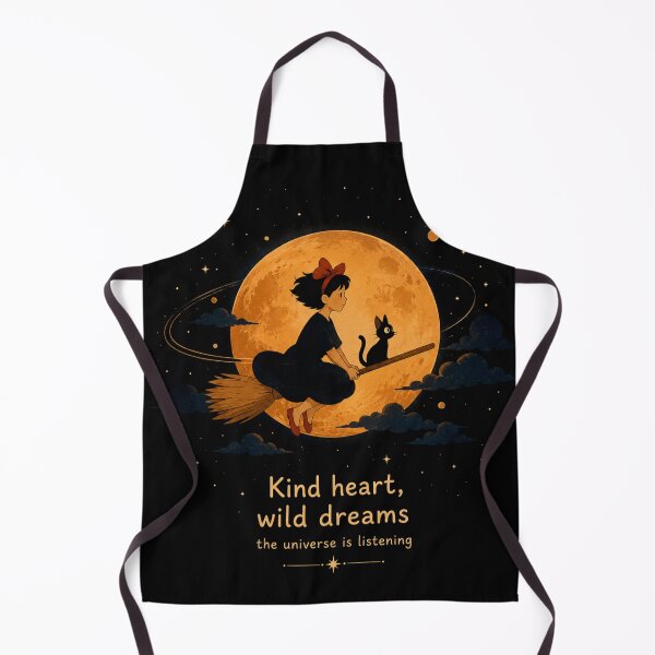 Item preview, Moonlit Magic Ride with Black Cat | Cozy Fantasy Witchcore Dream Aesthetic designed and sold by AbstractAuraArt.