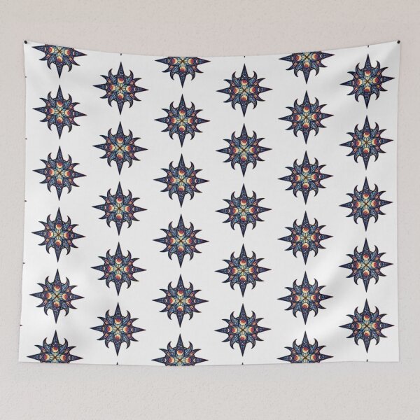 Item preview, Stained Glass Star Sticker | Celestial Window Art designed and sold by AillustriaAK.