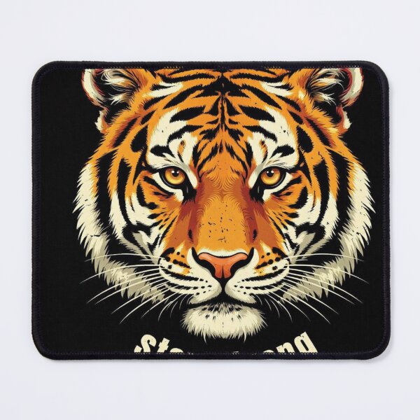 Item preview, Majestic Bengal Tiger Face Illustration Wildlife Art designed and sold by Sima Designs.