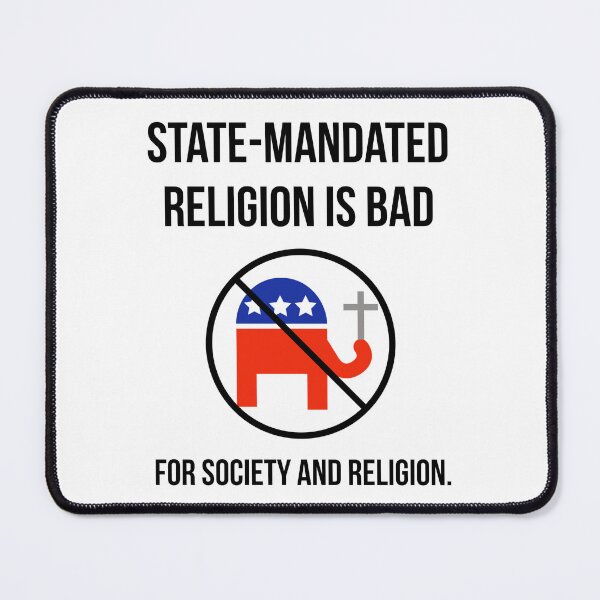 Item preview, State-maintained religion is bad  designed and sold by Rachel the Artist .