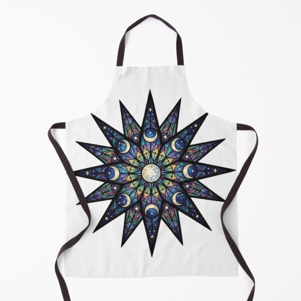 Item preview, Stained Glass Star Sticker | Celestial Window Art designed and sold by AillustriaAK.