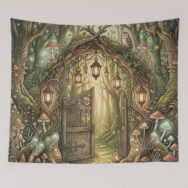 Item preview,  Magical Forest Gate designed and sold by ASTRAL ART LAB.