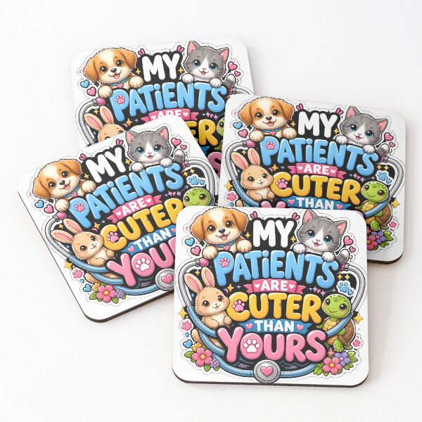 Item preview, My Patients Are Cuter Than Yours  | Cute Vet & Vet Tech Animal Lover Design designed and sold by Bettybee00.