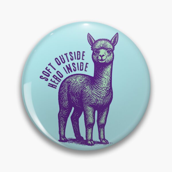 Item preview, HSP Alpaca - soft outside hero inside designed and sold by Feinsicht.