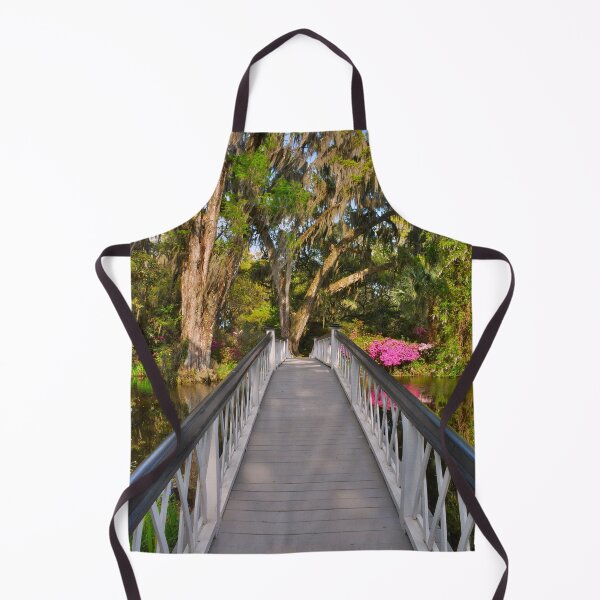 Item preview, Walking Over The Little White Bridge Magnolia Gardens designed and sold by LisaWootenPhoto.
