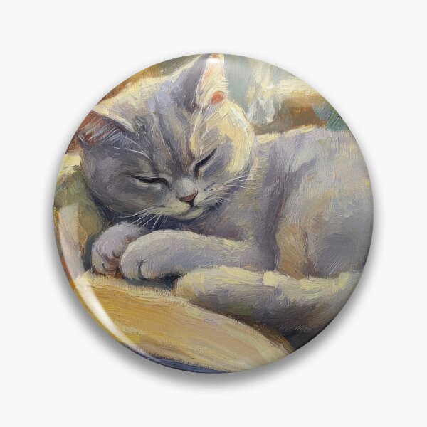 Artikelvorschau, Sleepy Grey Cat Napping on Open Book Soft Watercolor Cozy Art entworfen und verkauft von Drissakembili.