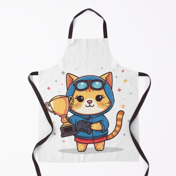 Item preview, Cat Powered Gaming Sticker designed and sold by Stylestickers55.