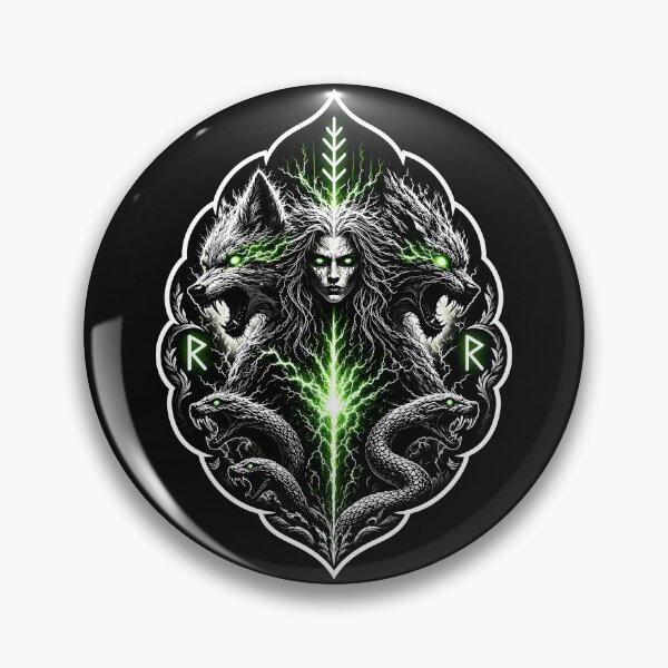 Item preview, "Loki's Children | Fenrir, Jörmungandr & Hel Sigil" designed and sold by Umbra666.