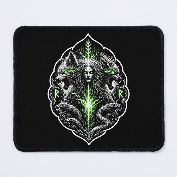 Item preview, "Loki's Children | Fenrir, Jörmungandr & Hel Sigil" designed and sold by Umbra666.