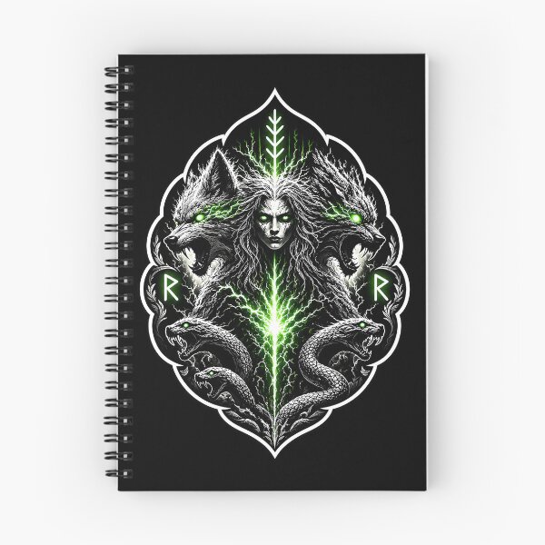 Item preview, "Loki's Children | Fenrir, Jörmungandr & Hel Sigil" designed and sold by Umbra666.