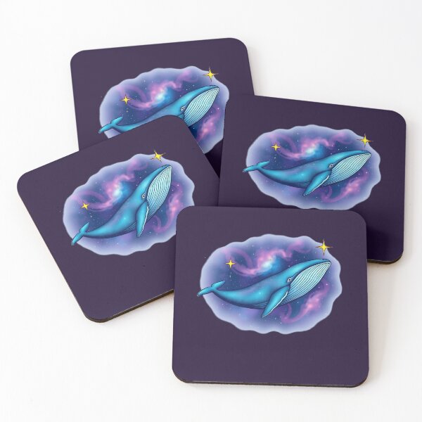 Item preview, Cosmic Galaxy Whale Mystical Space Art designed and sold by T-domain.