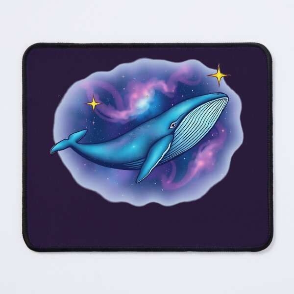 Item preview, Cosmic Galaxy Whale Mystical Space Art designed and sold by T-domain.