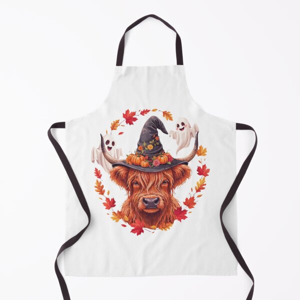 Item preview, Funny Spooky Highland Cow Halloween Ghost Costume Cute Scottish Cow Lover Gift designed and sold by KhadijaBatool38.