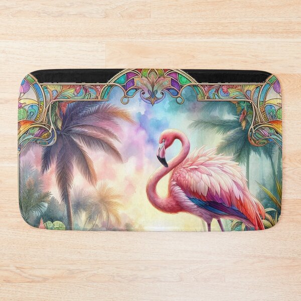 Item preview, The Solitary Flamingo of Crystal Waters designed and sold by EdicrisR.