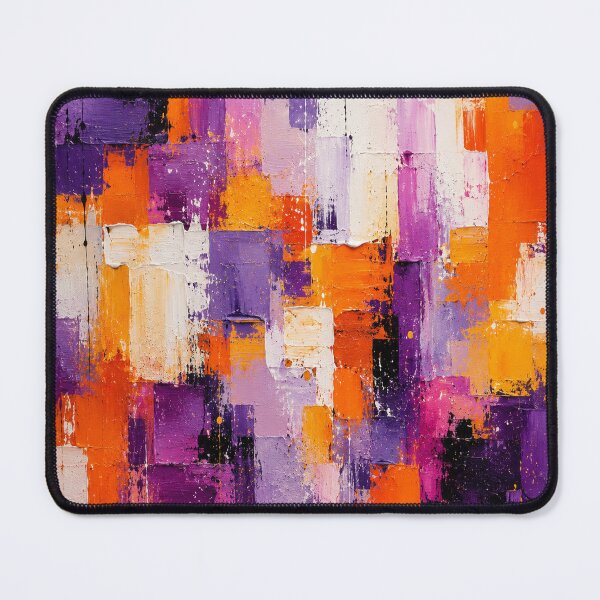 Item preview, Violet Fusion Matter – Textured Abstract Impasto Art designed and sold by Ingorgia.
