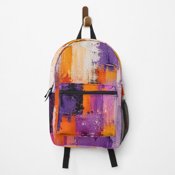 Item preview, Violet Fusion Matter – Textured Abstract Impasto Art designed and sold by Ingorgia.