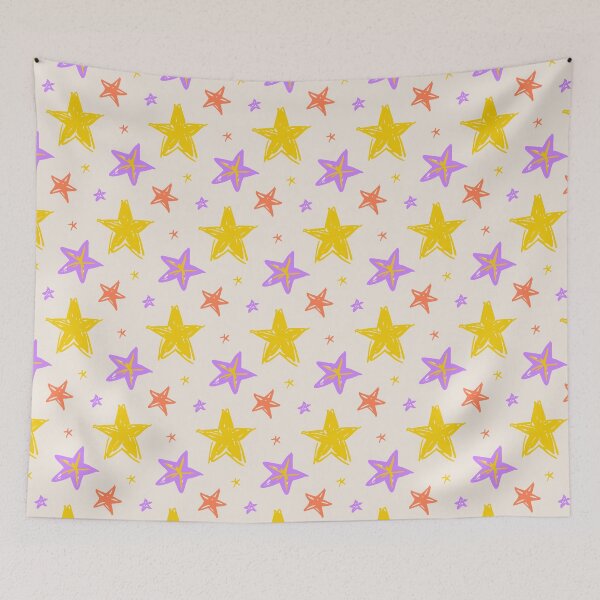 Item preview, Whimsical Star Pattern Nursery Decor designed and sold by vectalux.