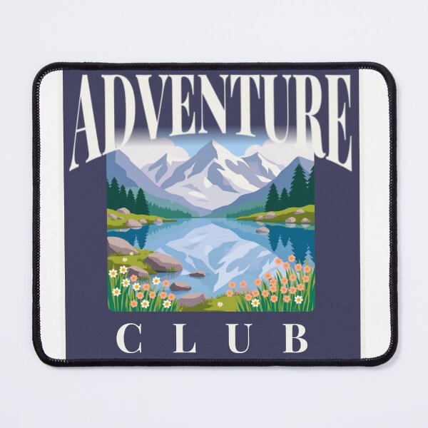 Item preview, Adventure Club Mountain Lake Nature Travel Shirt designed and sold by LAJdesigns.