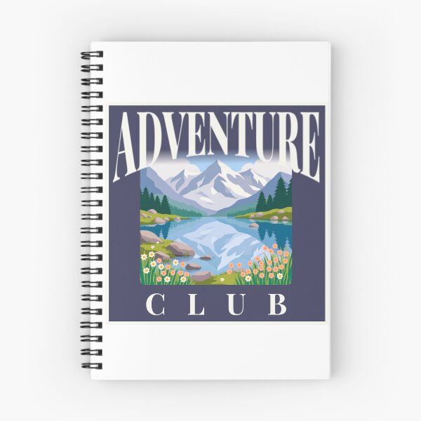 Item preview, Adventure Club Mountain Lake Nature Travel Shirt designed and sold by LAJdesigns.