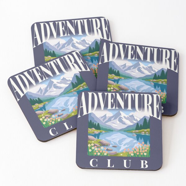 Item preview, Adventure Club Mountain Lake Nature Travel Shirt designed and sold by LAJdesigns.