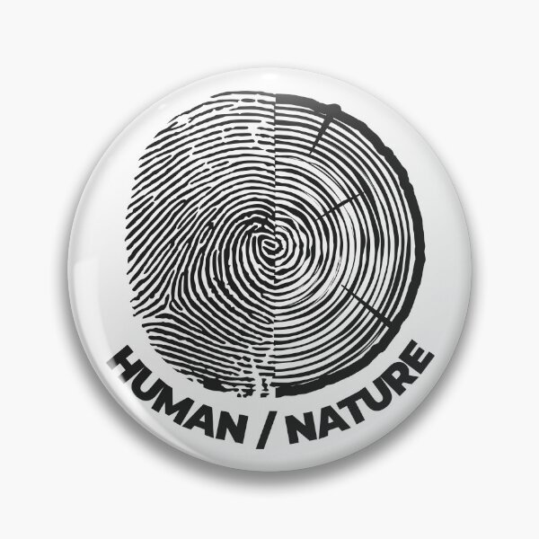 Item preview, Human Nature Fingerprint Tree Rings Art designed and sold by OutandAboutShop.
