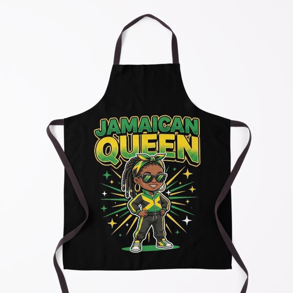 Item preview, Jamaican Queen Cute Black Girl Magic Melanin Pride Caribbean Roots designed and sold by Antdoodle.
