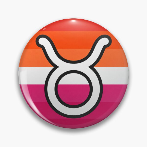 Item preview, Taurus Lesbian Pride Zodiac Symbol  designed and sold by MandiDaniDesign.