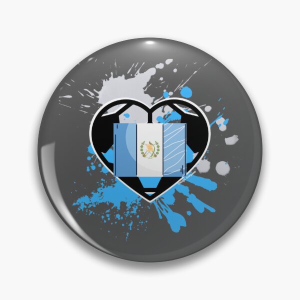 Item preview, Guatemalan Flag Soccer Heart designed and sold by artbyomega.