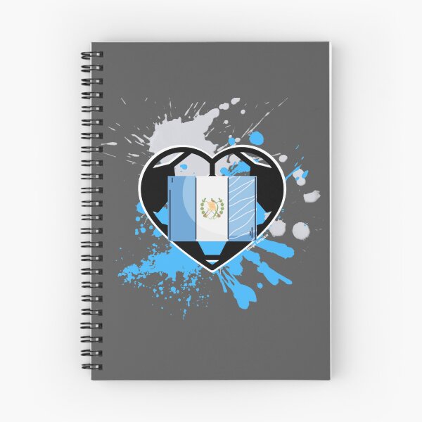 Item preview, Guatemalan Flag Soccer Heart designed and sold by artbyomega.