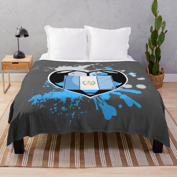 Item preview, Guatemalan Flag Soccer Heart designed and sold by artbyomega.