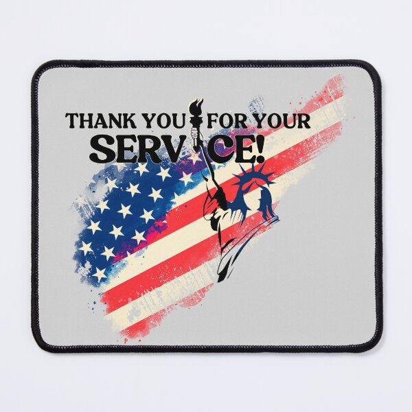 Item preview, Patriotic Thank You For Your Service USA Flag designed and sold by AXENT Designs.
