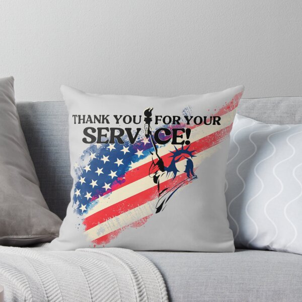 Item preview, Patriotic Thank You For Your Service USA Flag  designed and sold by AXENT Designs.